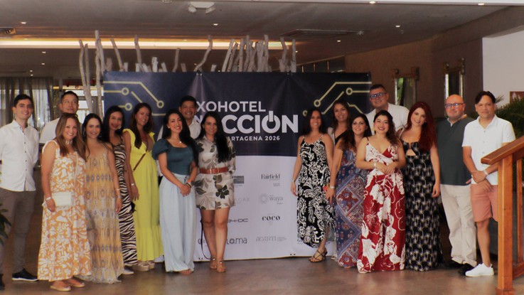 Equipo de OxoHotel Hospitality Management Group reunido en su convención OxoHotel en Acción Cartagena 2026